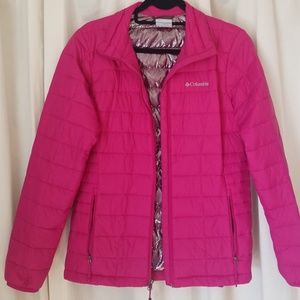 Columbia Pink Puffy Jacket